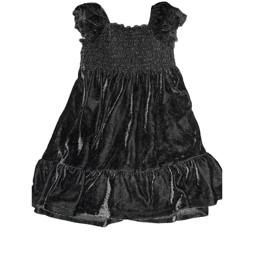 Hart Street Girls Black Velvet Dress 24 Months